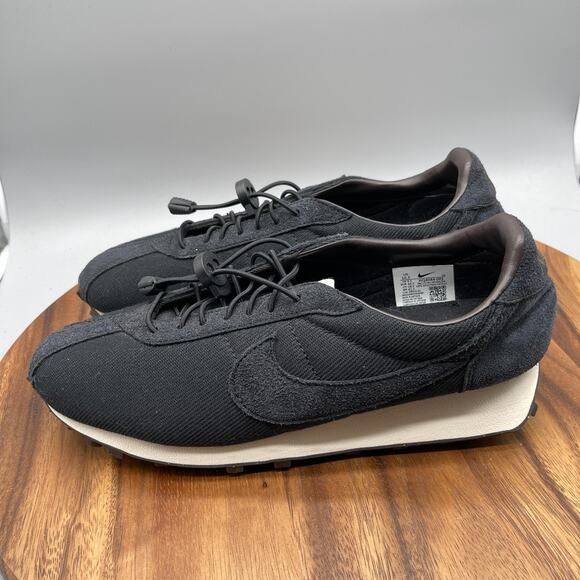 Nike LD 1000 Shoes Mens 10.5 Black Velvet Retro Running Comfort Walking Sneakers - Picture 3 of 8